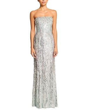 Jenny Packham Honesty Sequin-Embellished Maxi Dress - White