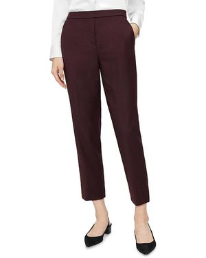 Theory Sleek Flannel Treeca Pull On Pant - Red
