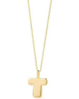 Ana Luisa Letter Necklace - White