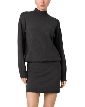 French Connection Soft Knit Mini Dress - Black