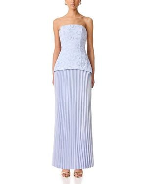 Elliatt Lacy Strapless Gown - Purple