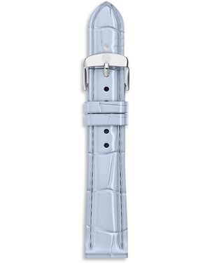 Michele Watch Strap, 16Mm - Blue