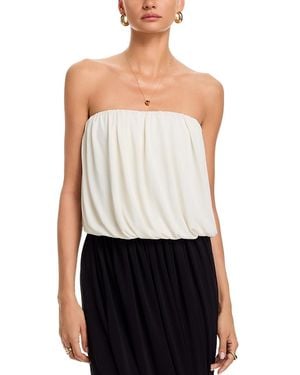 Cinq À Sept Calden Strapless Top - White