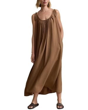 Jenni Kayne Iris Shoulder Tie Dress - Brown