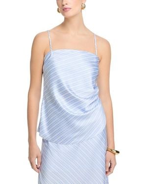 Aqua Stripe Tank Top - Blue