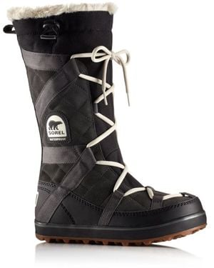 Sorel Glacy Explorer Snow Boots - Black