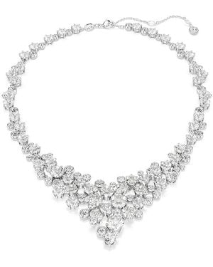 Swarovski Constella Crystal Statement Necklace, 14.87-17.75 - White
