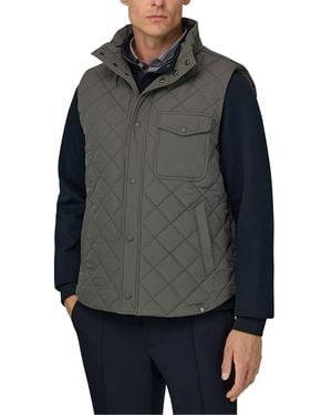 BOGGI Technical Fabric Padded Gilet - Gray