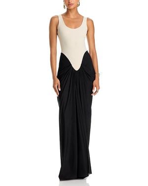 Maygel Coronel Aria Color Blocked Dress - Black