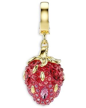 Swarovski Idyllia Crystal Strawberry Charm - Pink