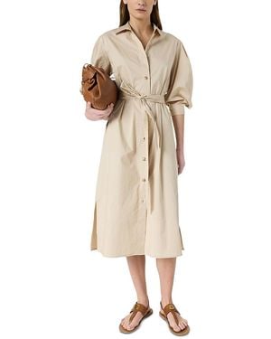 Gerard Darel Ralia Belted Shirtdress - Natural