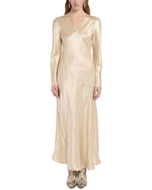 Marella Mllelodia Satin Dress - Natural