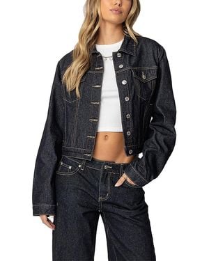 Edikted Barb Denim Jacket - Black