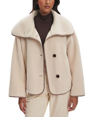 Varley Romane Boxy Sherpa Jacket - Natural