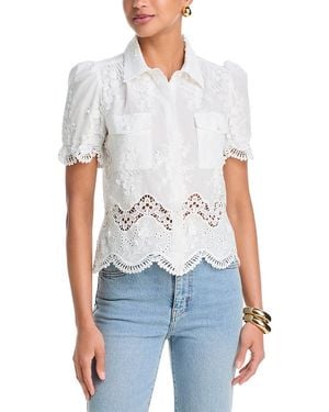 Generation Love Mina 3D Voile Shirt - White