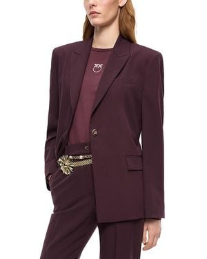 Pinko Umbrella One Button Blazer - Purple