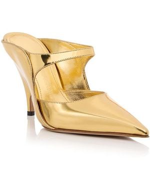 Ferragamo Jasir Pointed Pumps - Metallic