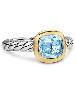 David Yurman Dy Mercer Color Stone Ring - Blue