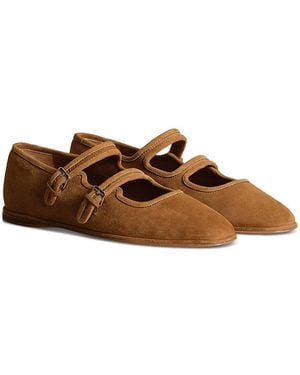 Jenni Kayne Wren Mary Jane Flats - Brown