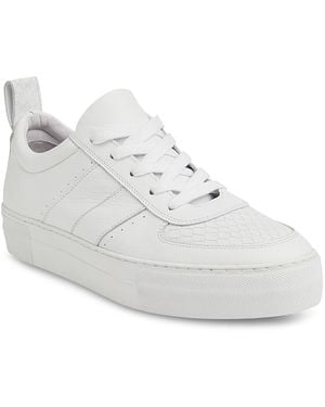 Whistles Anna Snake Deep Sole Sneaker - White