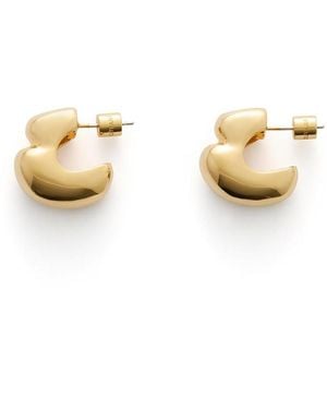 Cuyana Mini Celestia Hoop Earrings - Metallic