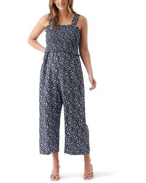 Ripe Maternity Elodie Nursing Jumpsuit - Blue