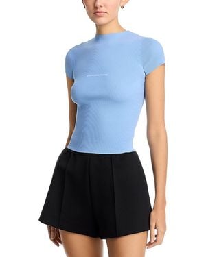 Alexander Wang T Logo Tee - Blue