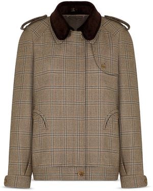 Blazé Milano Saona Chausie Wool Trench Coat - Brown