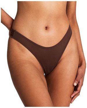 NEGATIVE Sieve Dipped Thong - Brown