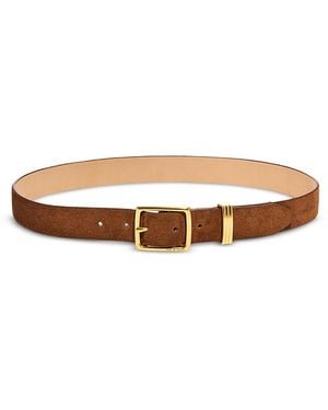 Rag & Bone Ex Boyfriend 2.0 Suede Belt - Brown
