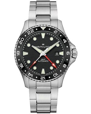 Hamilton Khaki Scuba Gmt Automatic Watch, 43Mm - Gray