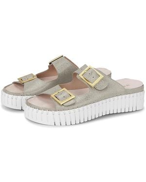 Ilse Jacobsen Tulip Slide Sandals - White