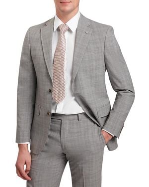 Ted Baker Check Classic Wool Slim Fit Suit Jacket - Gray