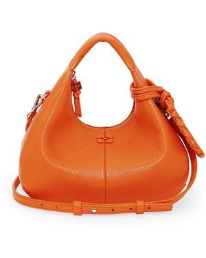Ganni Mini Hobo Bag - Orange