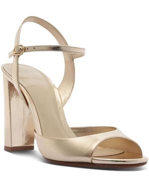 Alexandre Birman Amy Metallic Leather Sandals