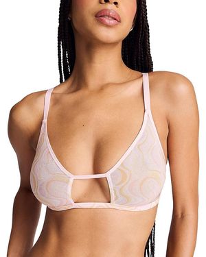 NEGATIVE Sieve Cutout Bra - Brown