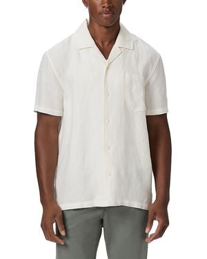 PAIGE Albro Linen Blend Shirt - White
