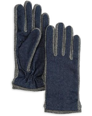Echo Denim Combo Gloves - Blue