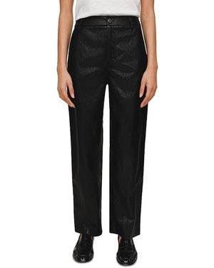 Bella Dahl Faux Leather Pants - Black