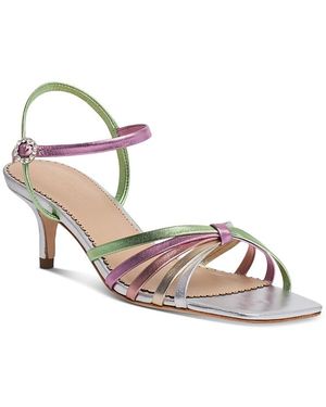 Cinq À Sept Malia Strappy Metallic Sandals