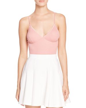 American Apparel Sofia Rib Jersey Bodysuit - Multicolor