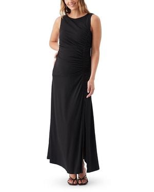Ripe Maternity Erika Ruched Maternity Dress - Black