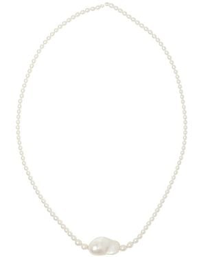 Pdpaola La Perla Necklace - White