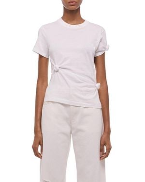 Helmut Lang Knot Baby Tee - White