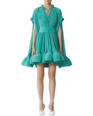 Lanvin Short Charmeuse Dress - Blue