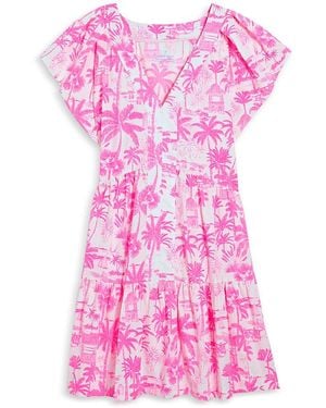 Vineyard Vines Printed Sophie Harbor Dress - Pink