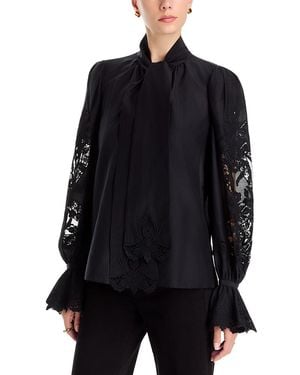 Kobi Halperin Valerie Embroidered Blouse - Black