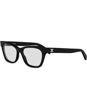 Celine Triomphe Mini Cat Eye Eyeglasses, 54Mm - Black