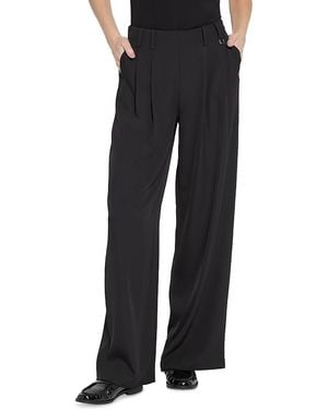 Lyssé Darcy Pleated Wide Leg Pants - Black