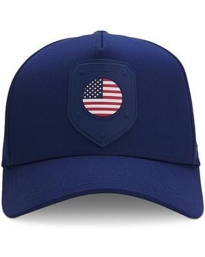 BOSS Twill National Flag Hat - Blue